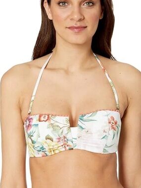 Isabella Rose Enchanted Halter Bandeau Bikini Top Size M NWOT  ID: 133002509